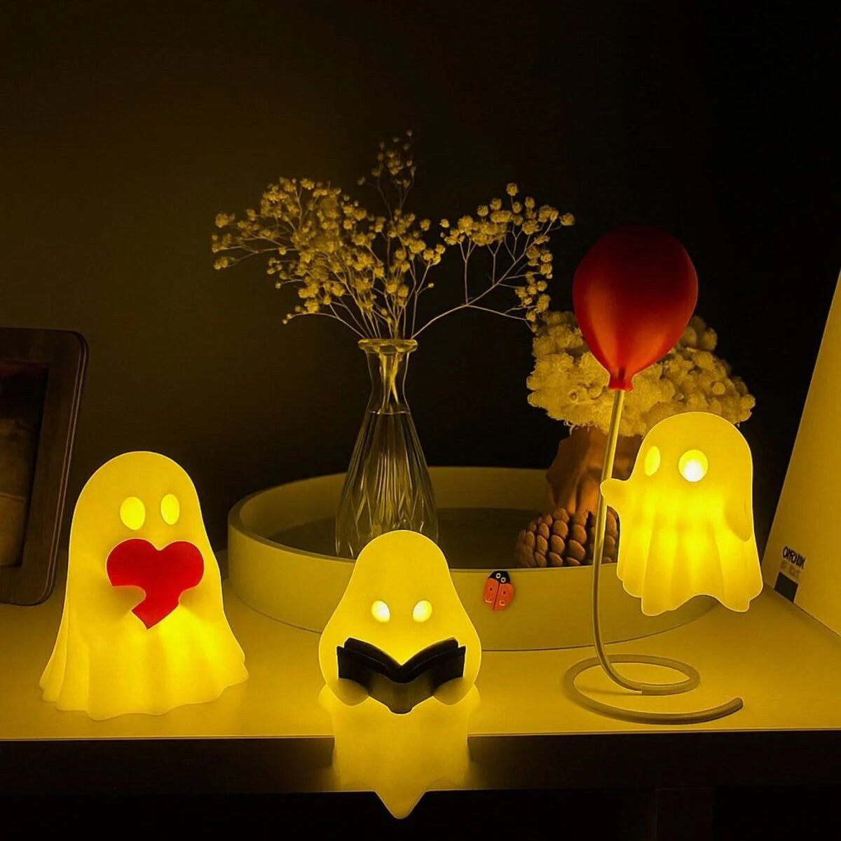 👻✨ The Ghost Friends Lamp Set