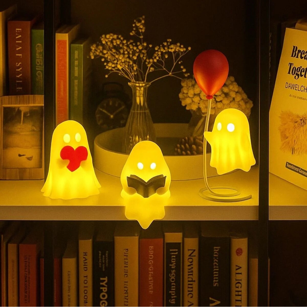 👻✨ The Ghost Friends Lamp Set