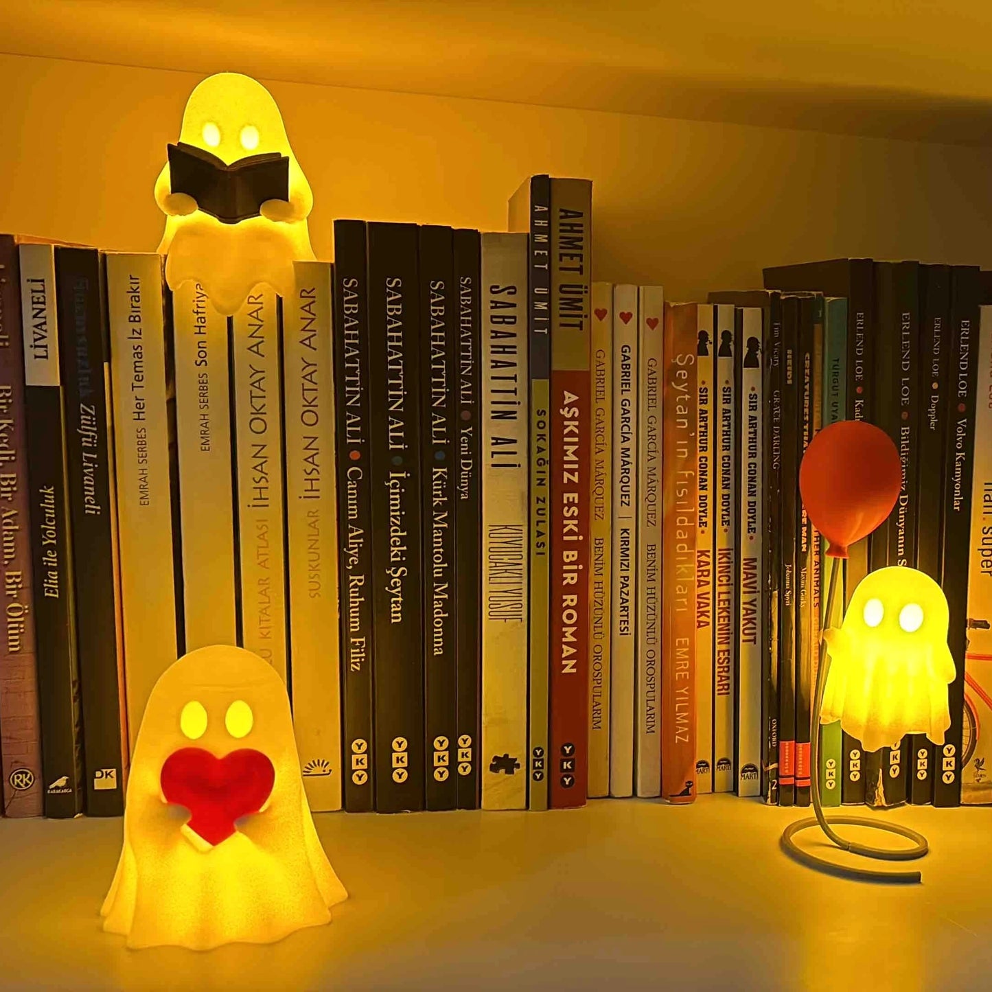 👻✨ The Ghost Friends Lamp Set
